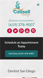 Mobile Screenshot of casselldentistry.com